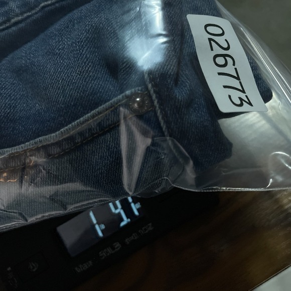 Everlane Jeans Womens 28 Blue Mid Way Wide Leg 5-Pocket Stretch Denim - Picture 14 of 14